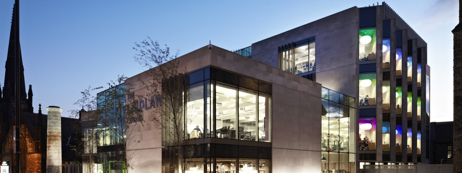 Laidlaw Library at Dusk