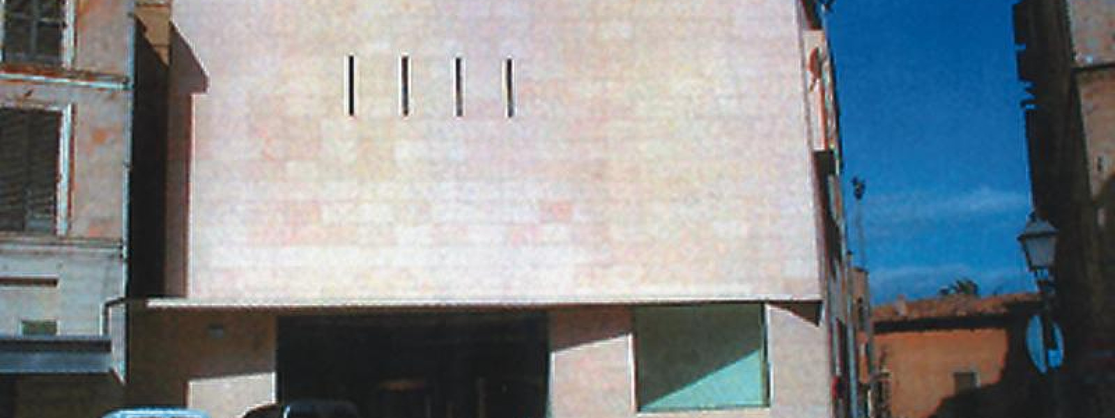 Front view of the State Public Library in Palma de Mallorca, Spain