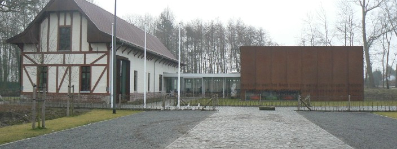 front of building