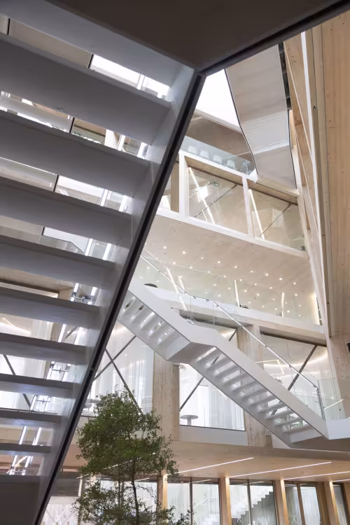 interior public library in barcelona