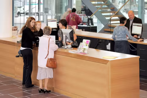 circulation desk