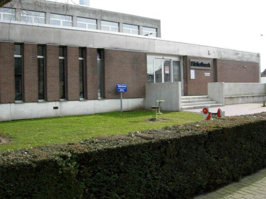 front of building