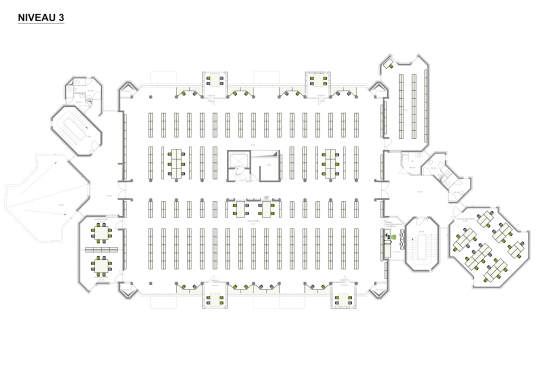 Level 3, Shelves and tables