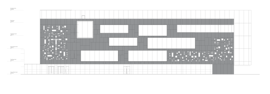 South elevation plan
