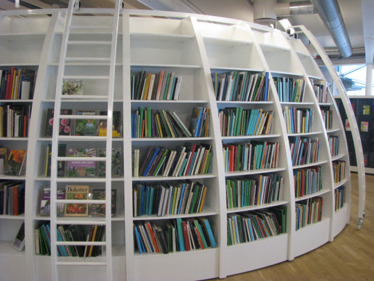Culture Yard book shelves