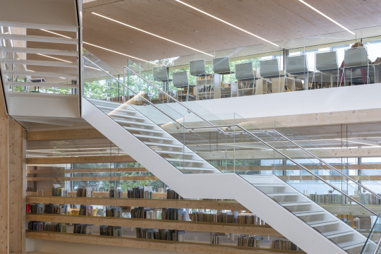 interior public library in barcelona