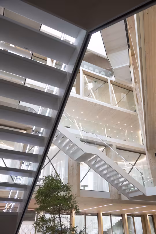 interior public library in barcelona