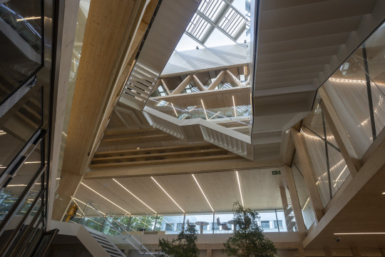 interior public library in barcelona