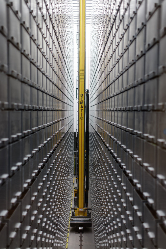 Automated book transportation system at deposit
