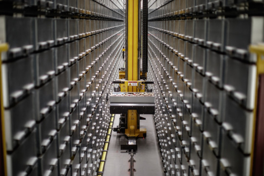 Automated book transportation system at deposit