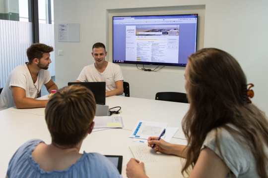 Inside of group work room