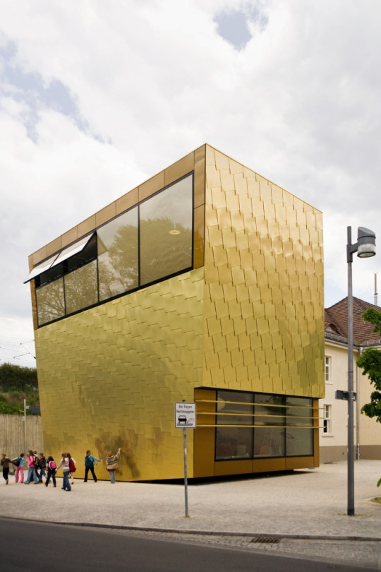 Side of the Library in Luckenwalde Railway Station