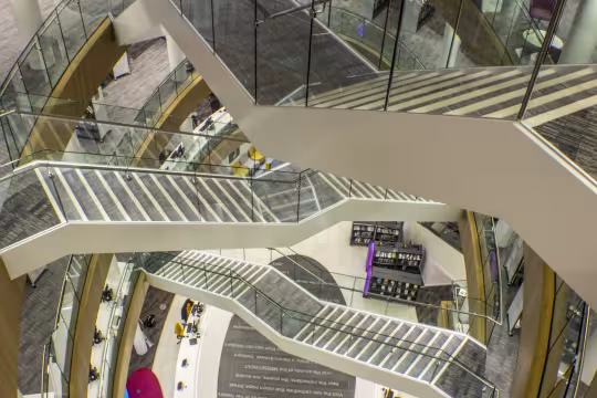 New-build section: Looking down