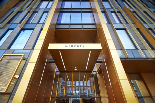 Library entrance