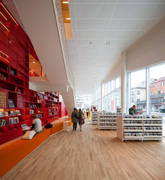 Molde library first floor