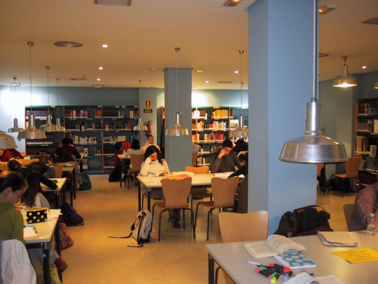 Municipal Public Library Dámaso Alonso in Madrid, Spain