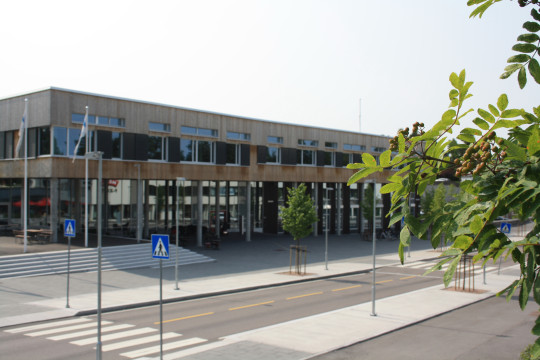 Facade from the north end