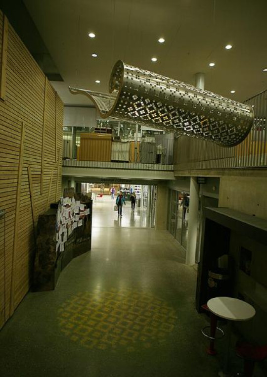 Side entrance, from the cinema