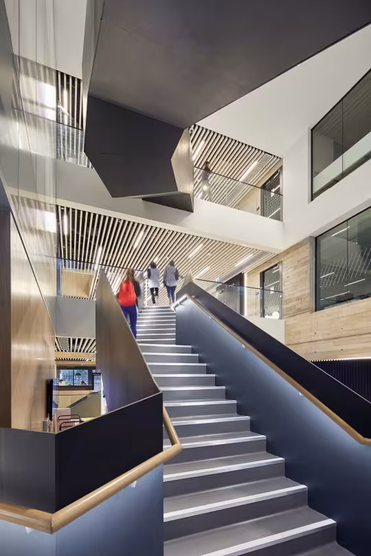 Library stairs