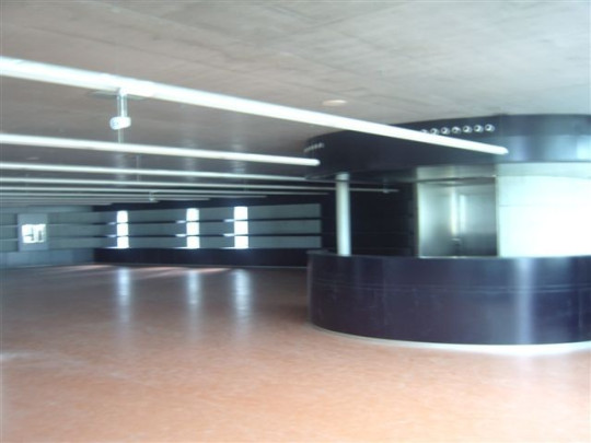 Circulation desk of State Public Library in Santiago de Compostela