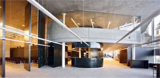 Inside view of State Public Library in Santiago de Compostela