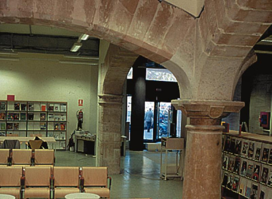 Archery in serials section of the State Public Library in Palma de Mallorca, Spain. It belonged to Can Salas old house.