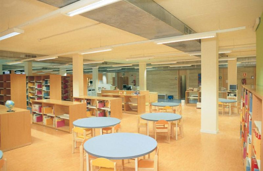 Children's section of the State Public Library in Palma de Mallorca, Spain