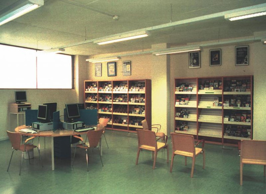 Multimedia section of the State Public Library in Palma de Mallorca, Spain