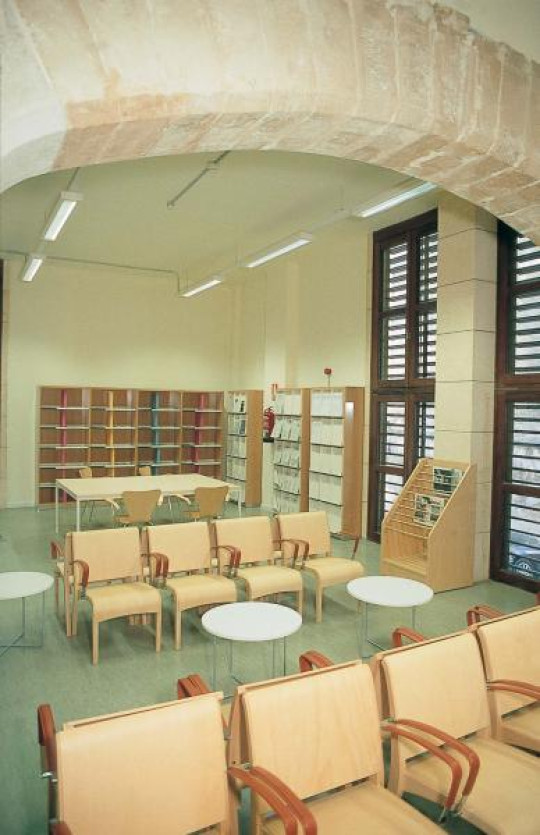 Serials section of the State Public Library in Palma de Mallorca, Spain