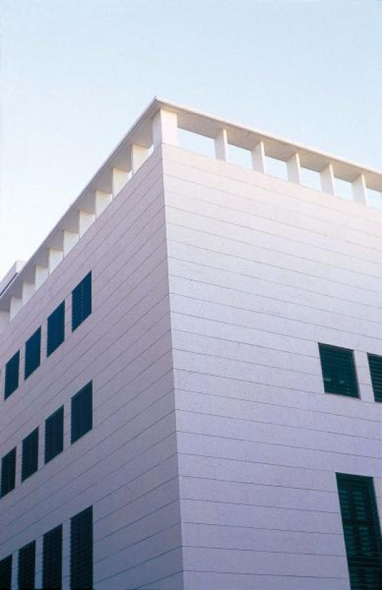 Special outside view of the State Public Library in Palma de Mallorca, Spain