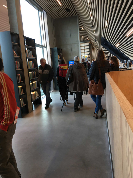 Tingbjerg, the library on the top floor