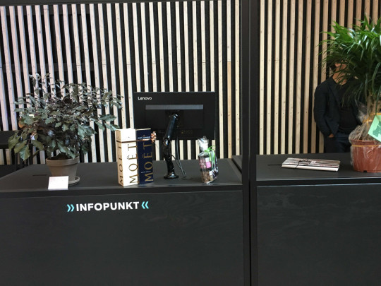 Tingbjerg, the info point desk
