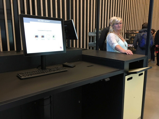 Tingbjerg, the self service machine