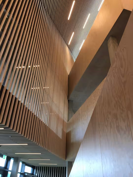 Tingbjerg, a look up inside the building