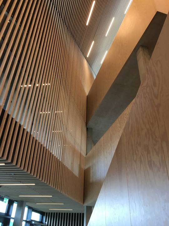 Tingbjerg, a look up inside the building