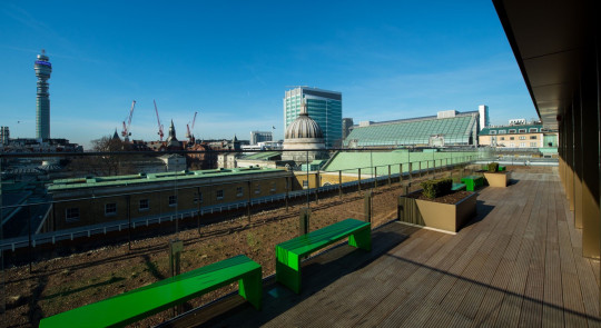 Student center terrace