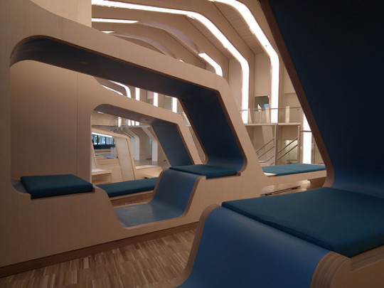 Sitting niches, children's department