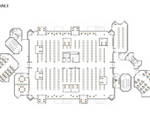 Level 2, Shelves and group works rooms