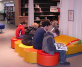 an evening in the library