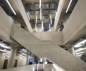 Stairways between reading rooms