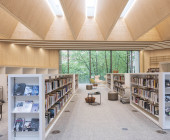 interior public library in barcelona