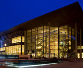 front of building