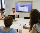 Inside of group work room