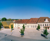Front of the Library in Luckenwalde Railway Station