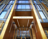 Library entrance