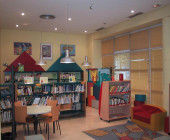 Children's section of the Municipal Public Library Dámaso Alonso in Madrid, Spain