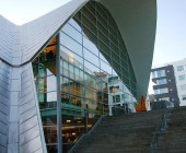 Street stairs on the side