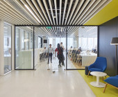 Silent study zone door