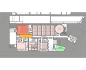 Site plan – Regional Library Joaquín Leguina of Madrid, Spain. Cellar. Image from http://www.mcu.es/arquitecturaybibliotecas/inicio.cmd