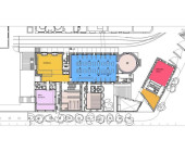 Site plan – Regional Library Joaquín Leguina of Madrid, Spain. Ground floor. Image from http://www.mcu.es/arquitecturaybibliotecas/inicio.cmd